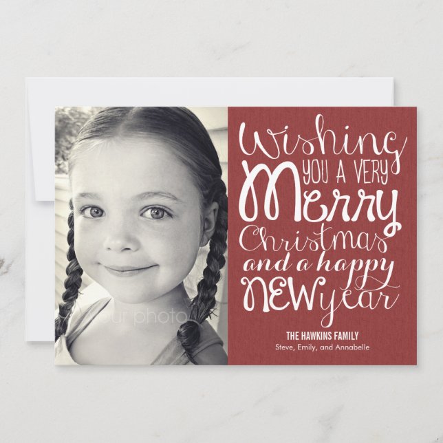Message adorable Cartes photos de vacances (Devant)