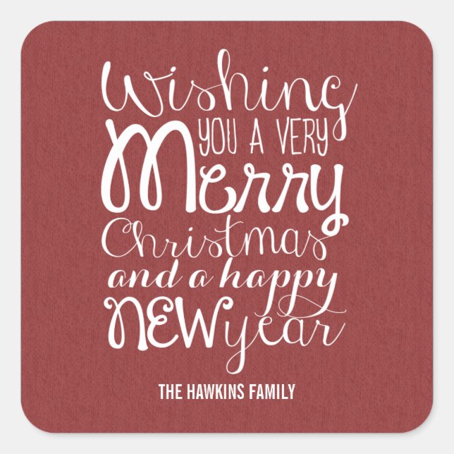 Message adorable Stickers Noël/Vacances (Devant)