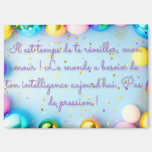 message d’amour pour elle et lui magnet