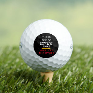 Message de Balle Perdue Ballons de Golf - Drôles P