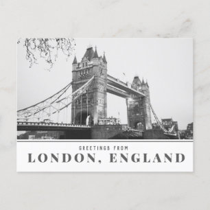 Message de la carte postale London Tower Bridge