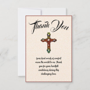 Message de Merci Rainbow Cross