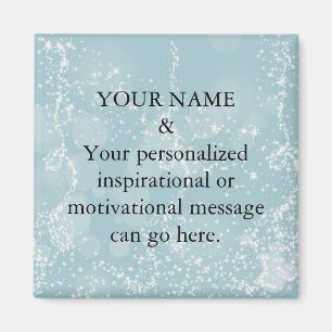 Message de motivation personnalisé Aimant de Parti