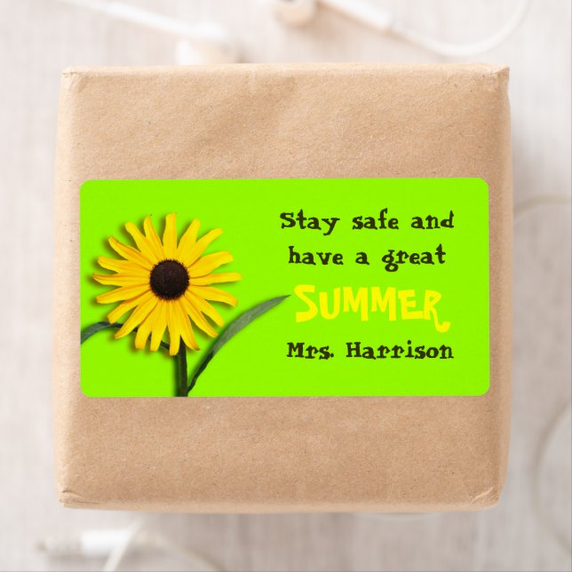 Message d'été Candy Bar Wrapper de l'enseignant (En situation)