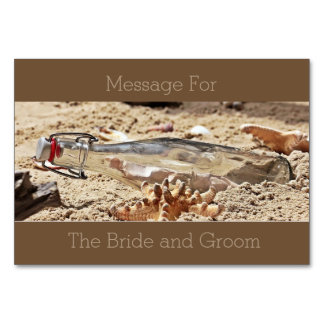 Message for the Happy Couple Table Number