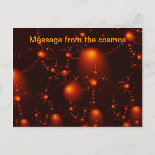message from the cosmos postcard