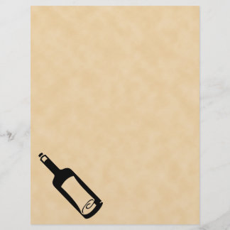 Message in a bottle.