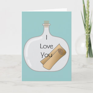 Message in a Bottle Card