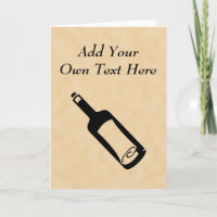 Message in a bottle.