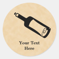 Message in a bottle.