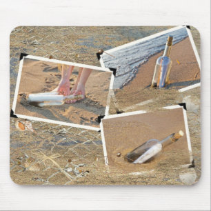 Message in a bottle mouse pad