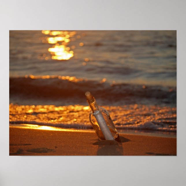 Message In A Bottle Poster (Front)