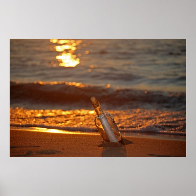 Message In A Bottle Poster (Front)