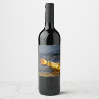Message In A Bottle Wine Label
