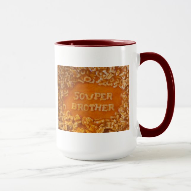 Message In My Soup: Brother Mug (Right)