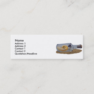 Message In The Bottle Profile Card