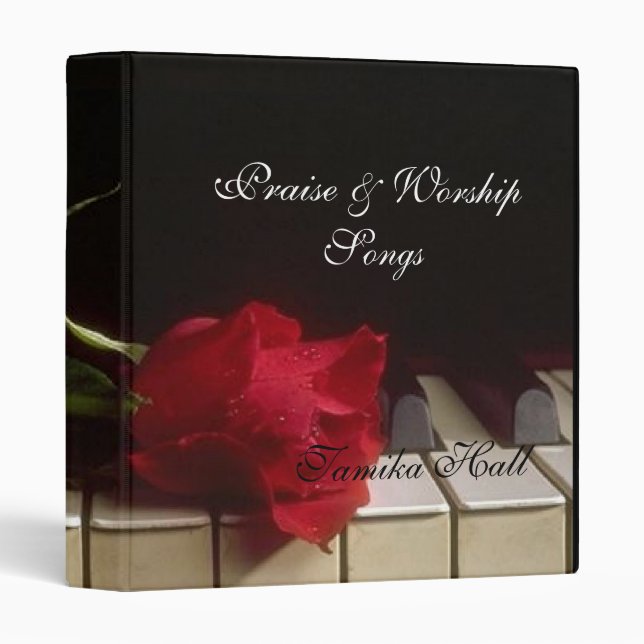 Message in the Music Avery Notebook Binder (Front/Spine)