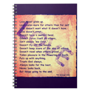 Message of Love Notebook
