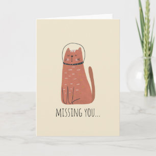 Message personnalisé Cat de l'espace