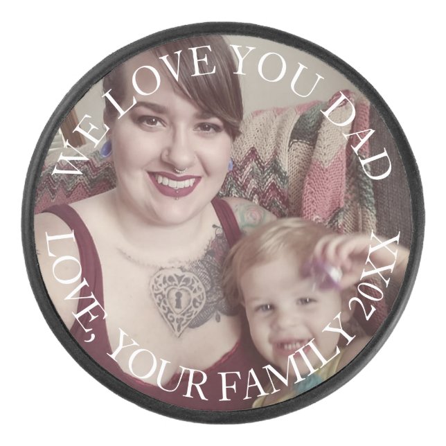 Message personnalisé de la photo de famille (Devant)