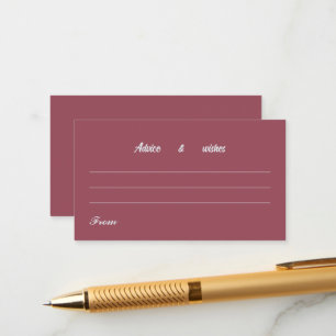 Message Pour Carte Mariage Simple Maroon