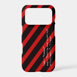 Message Rouge Noir et Blanc en Code Python