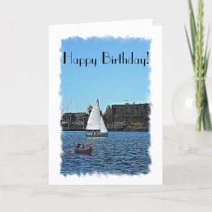 Messagerie dans les bateaux Carte d'anniversaire