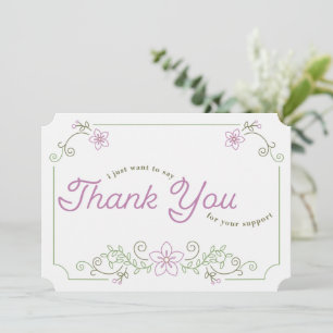 Messages de carte de remerciements
