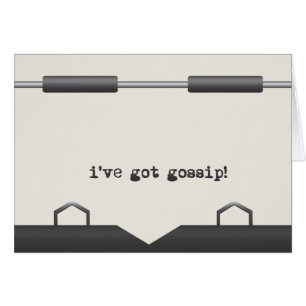 Messages de l'ancienne machine à écrire