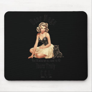 Messages From Childless Cat Ladies 1  Mouse Pad