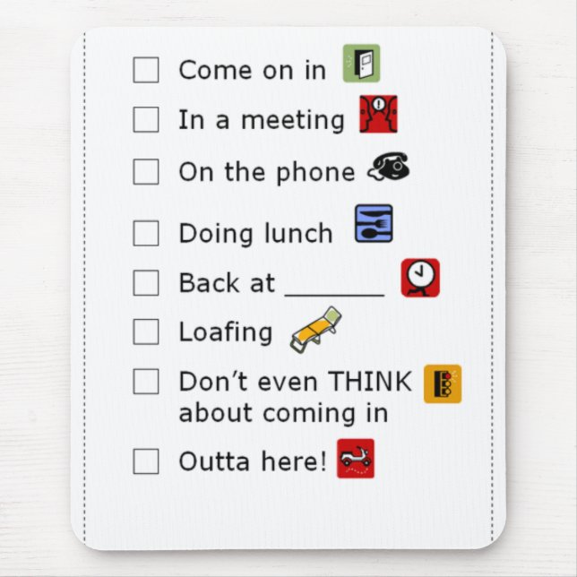 Messages Mouse Pad (Front)