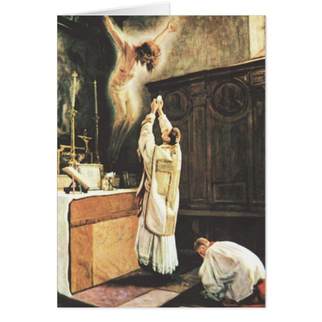 Messe catholique offrant la sympathie funéraire (Devant)