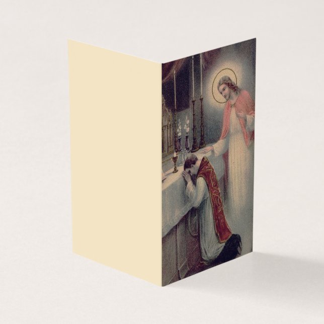 Messe Catholique Prière Jésus Cartes Saintes (Extérieur)