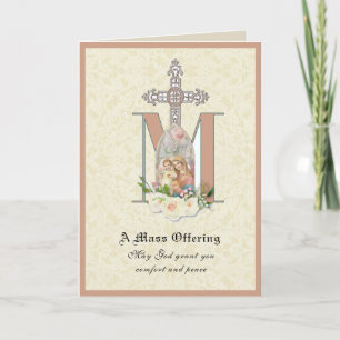 Messe de la sympathie catholique offrant la carte