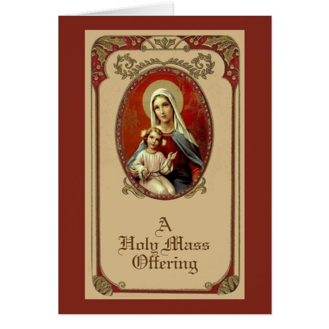 Messe de sympathie traditionnelle catholique Marie (Devant)