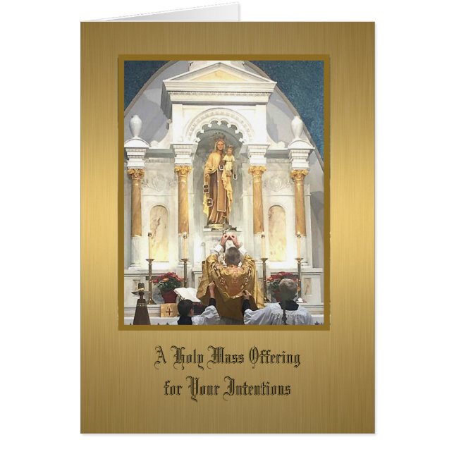Messe Sainte Offrant Le Mont Carmel Kenosha WI (Devant)