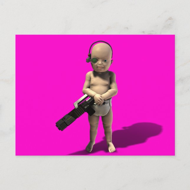 Messed up Kid Postcard (Front)