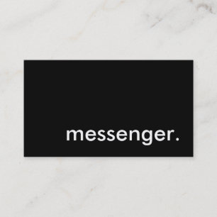 messenger business card