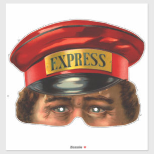 Messenger - Vintage Victorian Mask Sticker