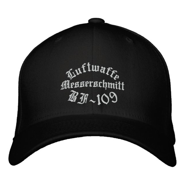 Messerschmitt BF-109 Cap/Hat Embroidered Hat (Front)