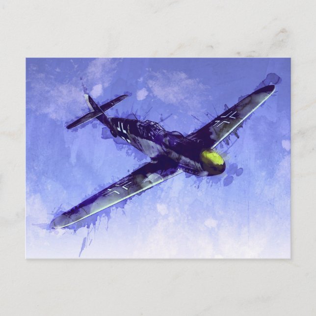 Messerschmitt Bf 109 Postcard (Front)