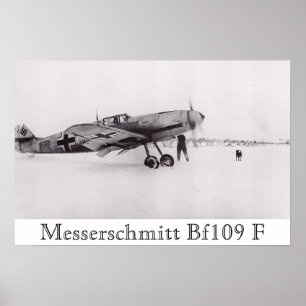 Messerschmitt Bf-109F Poster