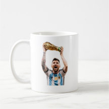 Messi Cup with WORLD CUP