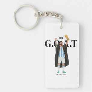 Messi World Cup Champion  Keychain