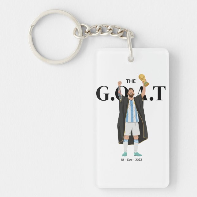 Messi World Cup Champion  Keychain (Front)
