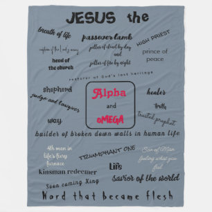Messiah Series Fleece Blanket