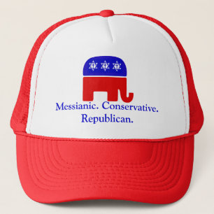 Messianic. Conservative. Republican Trucker Hat