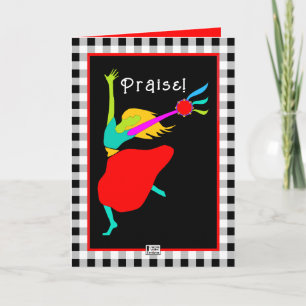 Messianic Dancer Greeting Card