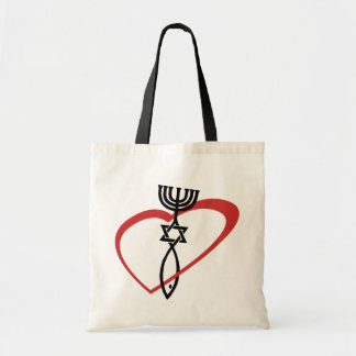 Messianic Heart Tote Bag