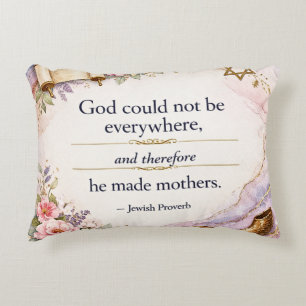 Messianic Jewish Bible Quote - Bible Verse Accent Pillow